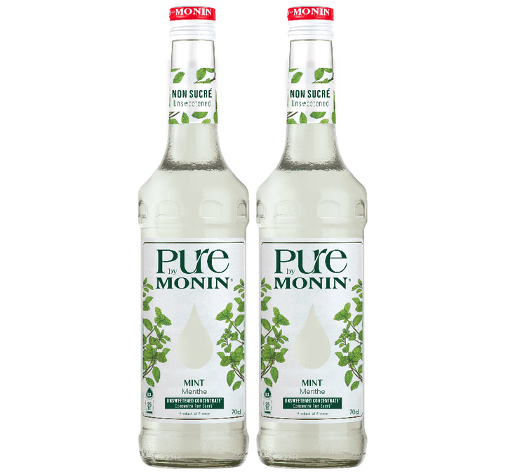 Pure by MONIN - Menthe Verte - 2x70 cl