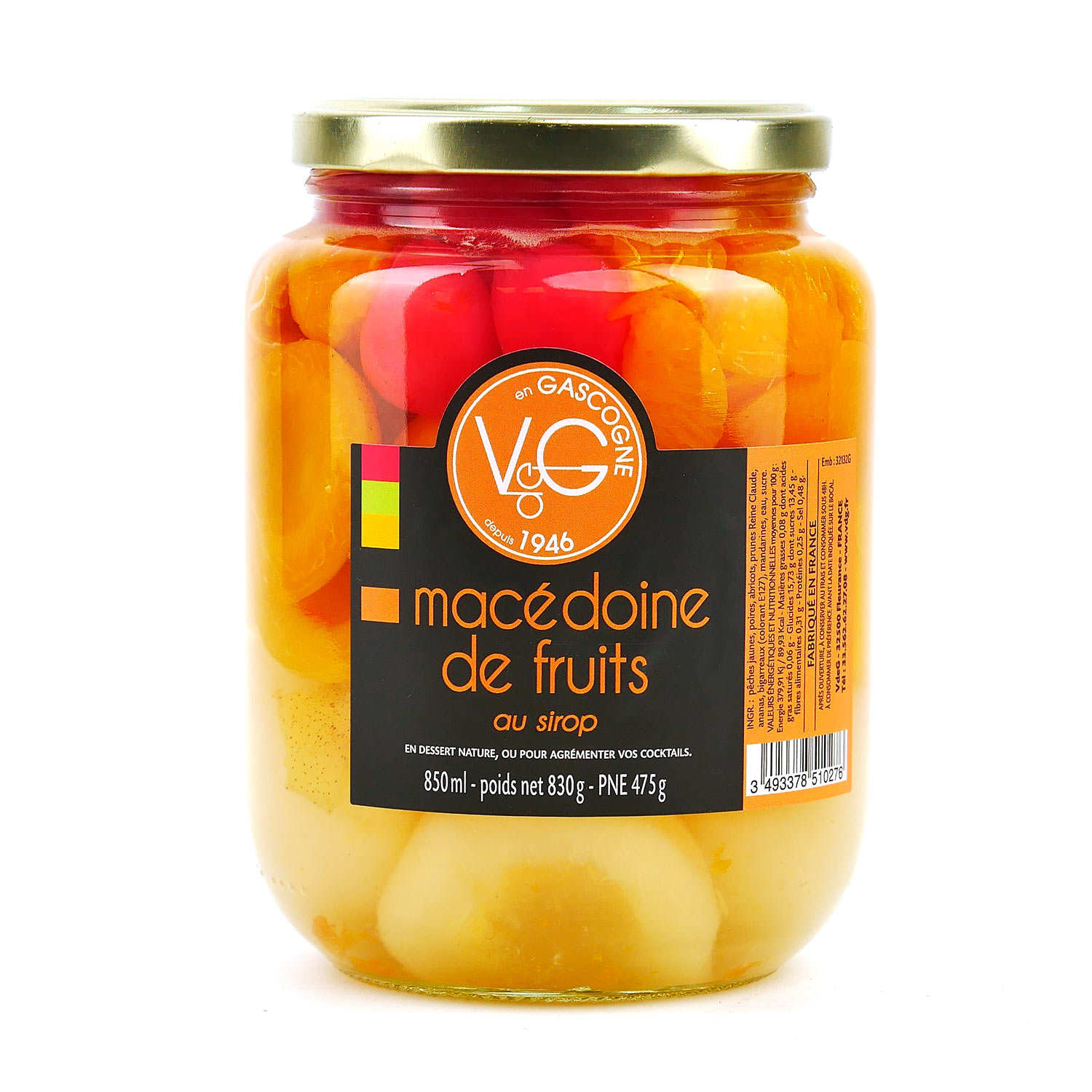 Macédoine de fruits au sirop