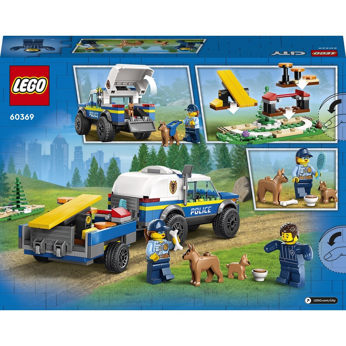 Le dressage des chiens policiers Lego City 60369