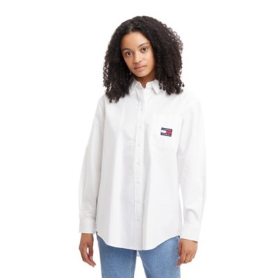 Chemise à manches longues femme Tjw Badge Boyfriend TOMMY HILFIGER