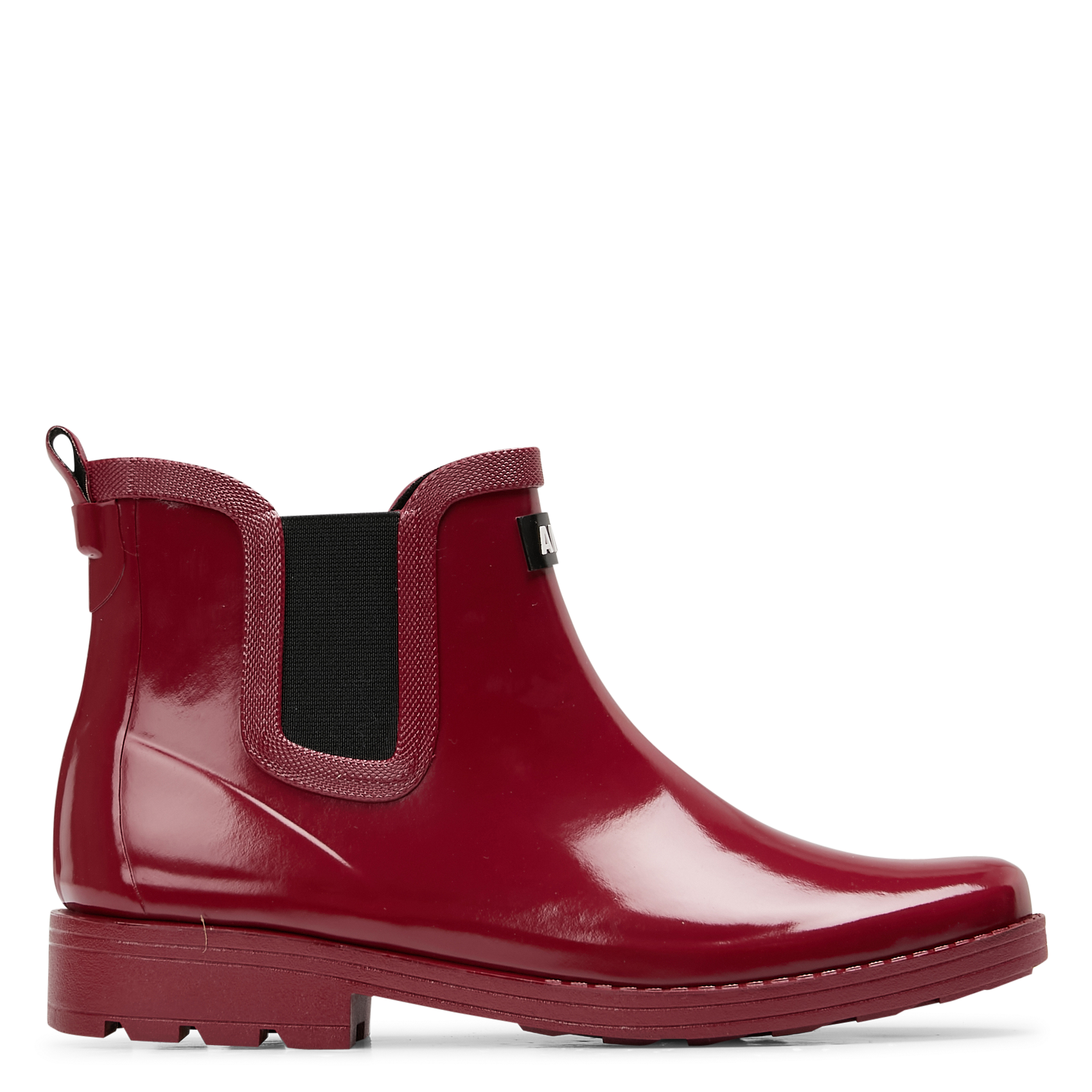 CARVILLE 2 - Bottines logo brodé en gomme | Rose