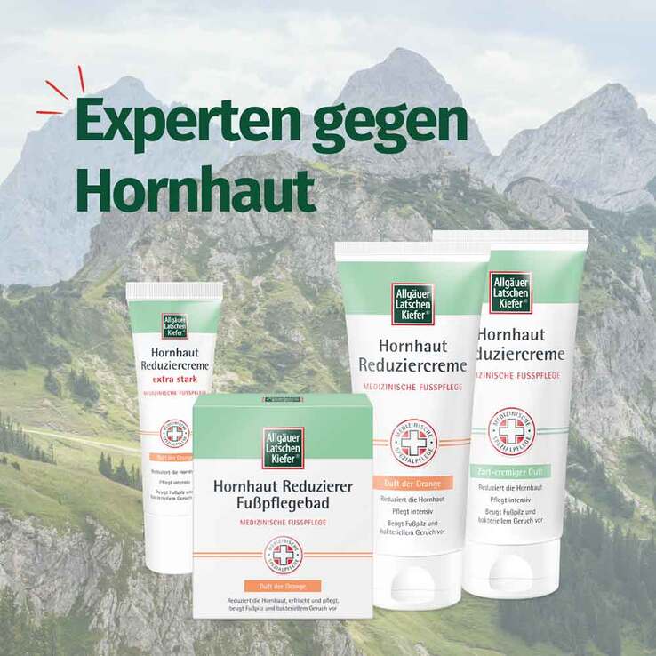 Allgäuer Latschenkiefer Hornhaut Reduzierer Fußpflegebad, 10X10 g