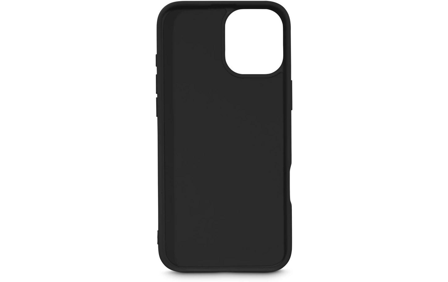 Back Cover Fantastic Feel Schwarz für iPhone 16 PlusHama Fantastic Feel Handy-Schutzhülle 17 cm (6.7