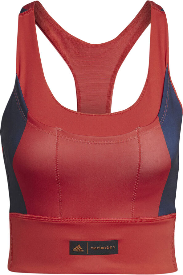 adidas Marimekko Medium-Support Pocket sports bh Rød