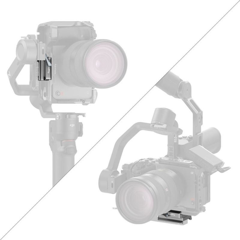 SmallRig - HawkLock H38 - Arca-Swiss Quick Release Plate - Zwart - Aluminium