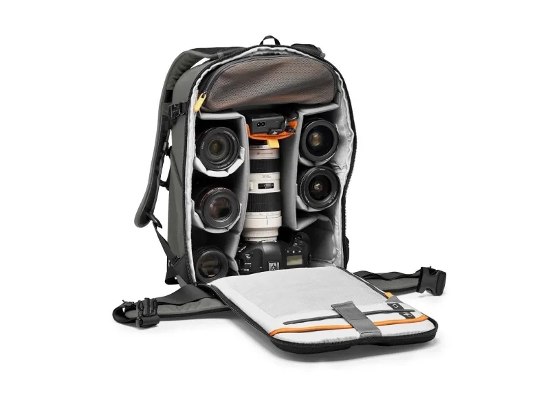 Lowepro Flipside 400 AW III - Rygsæk til digitalkamera med objektiver - 600D ripstop polyester, 600D polyester, 150D 148T polyester Canvex - mørkegrå - 15