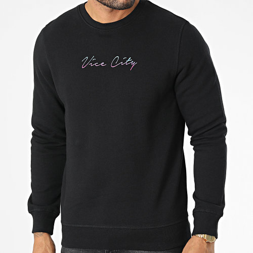 Sweat Crewneck Vice City Los Angeles Noir