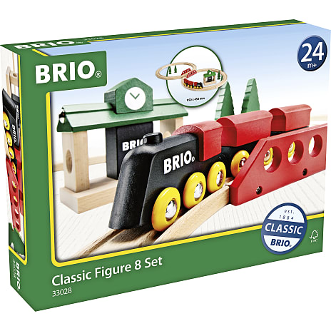 BRIO klassisk 8-tals togbane 33028
