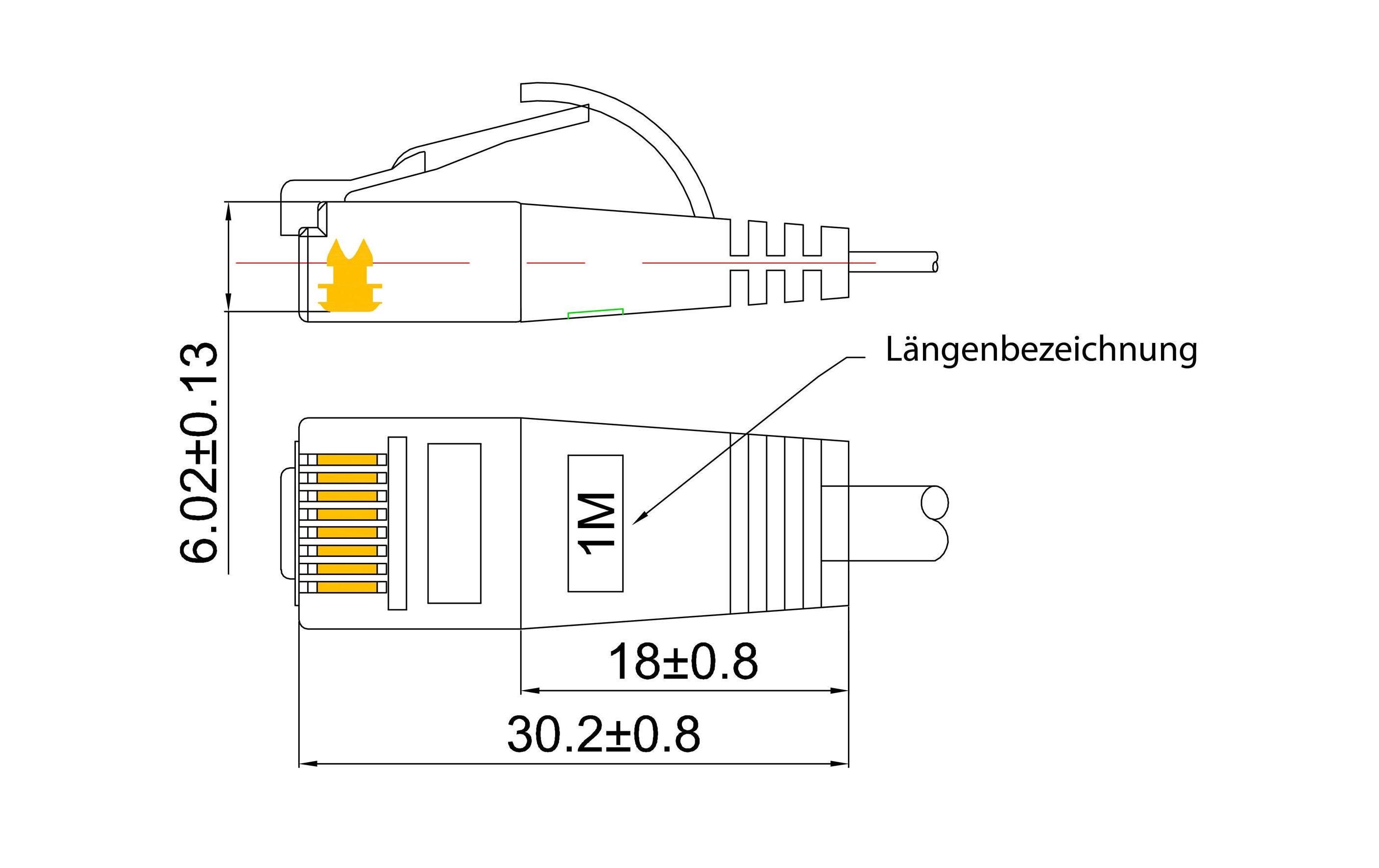Slimpatchkabel RJ-45 - RJ-45, Cat 6, UTP, 3 m, GrauLightpatchkabel rund, ungeschirmtes Twisted-Pair-Kabel (U/UTP) mit Klinkenschutz