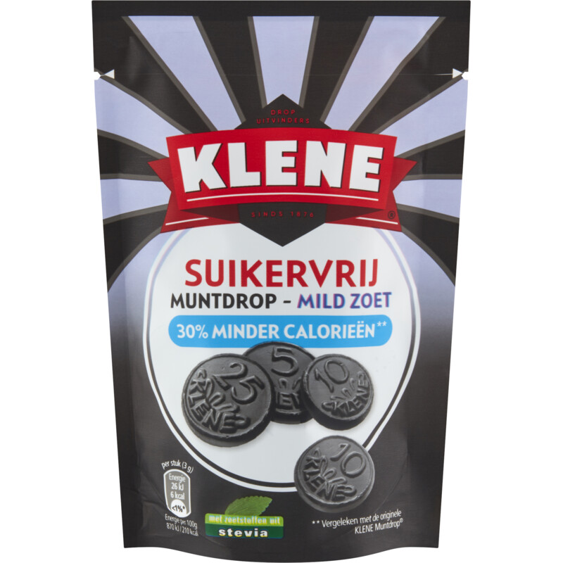 Klene Suikervrij muntdrop
