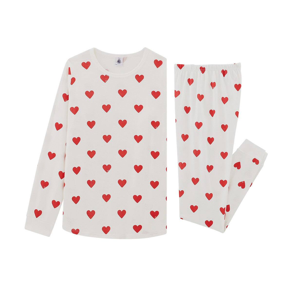 PETIT BATEAU<br>Pijama de manga comprida de 2 peças