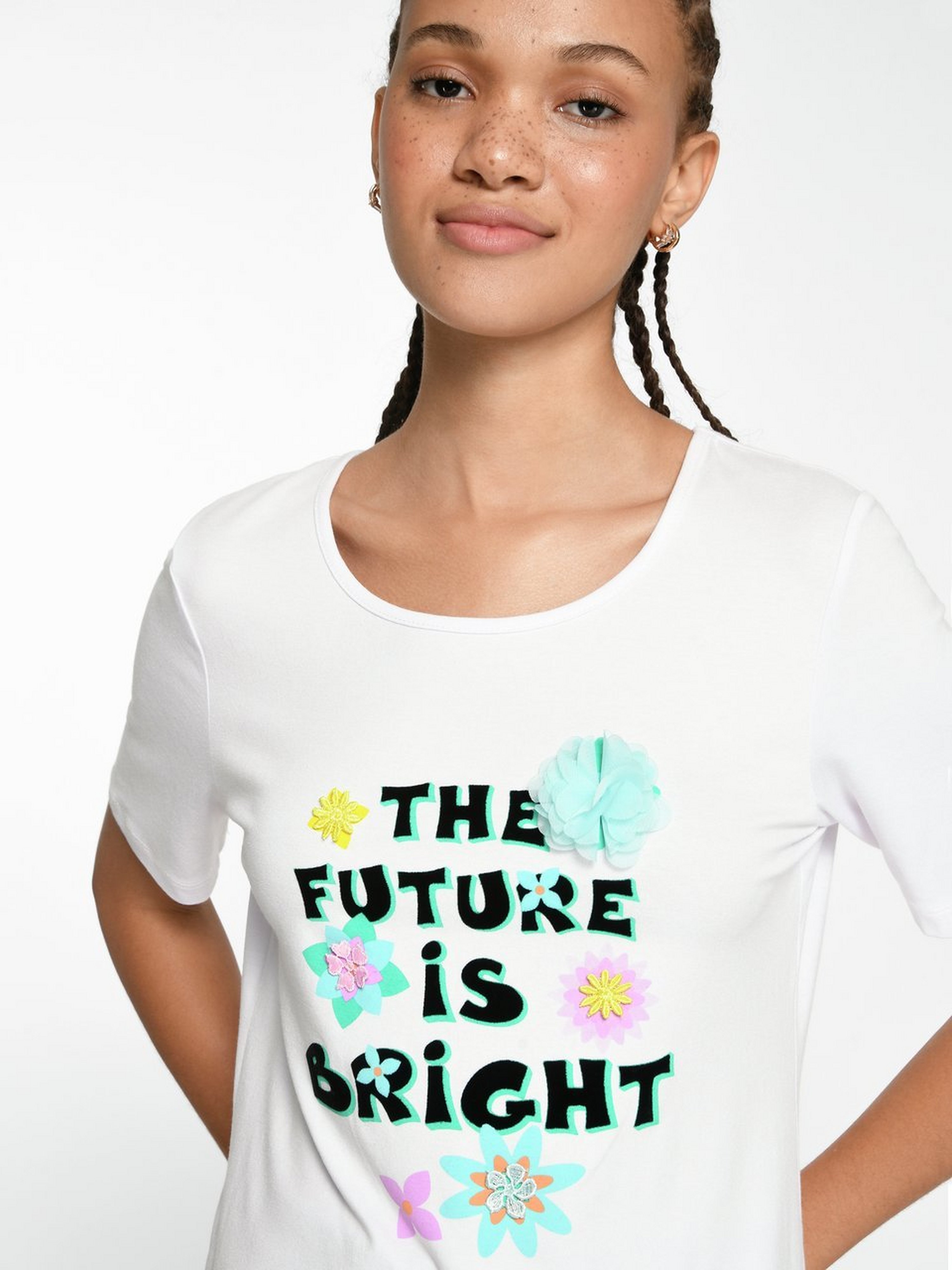 Rundhals-Shirt