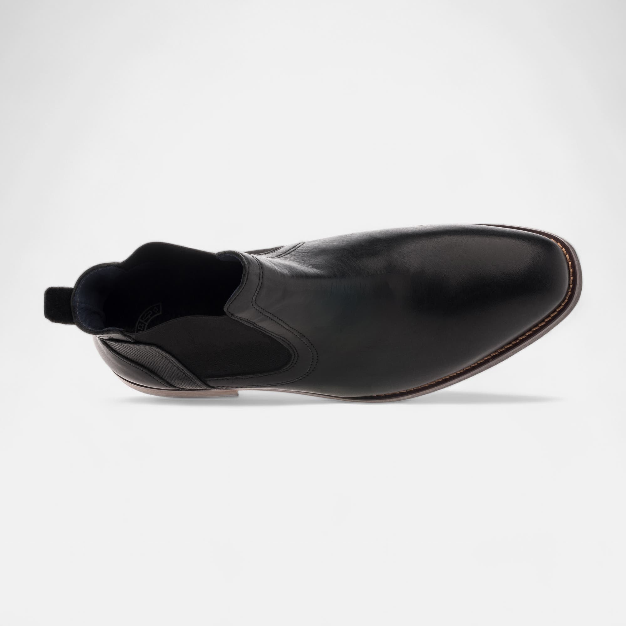 Bottines habillées Homme en cuir noir