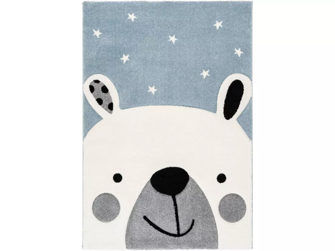 Tapis australie enfant blau leonora - 80 x 150 cm