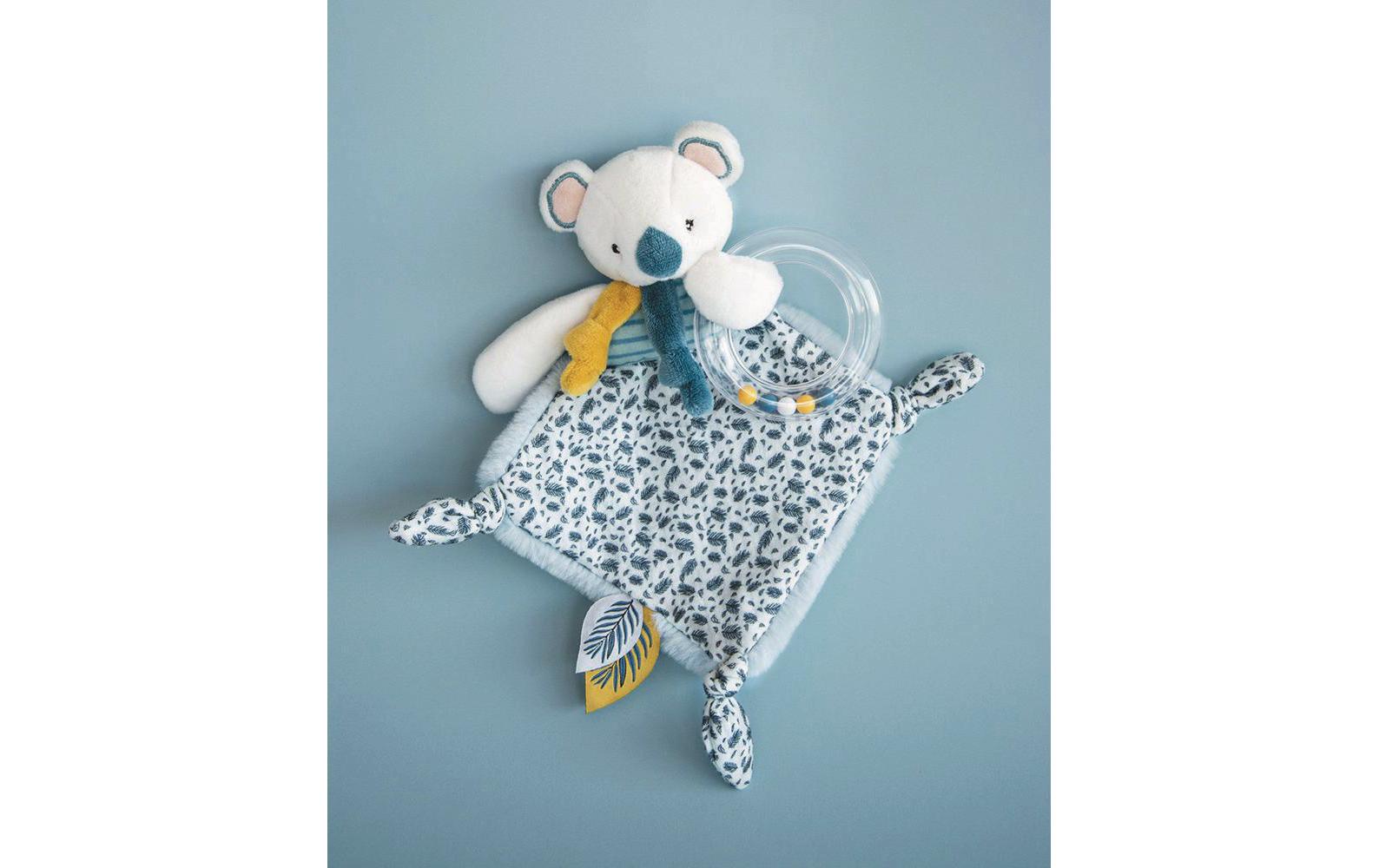 Geschenkset Koala Rassel mit Schmusetuch 22 cmGeschenkset Koala Rassel mit Schmusetuch, 22 cm