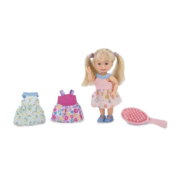 Poupée Laura + Robes et Accessoires