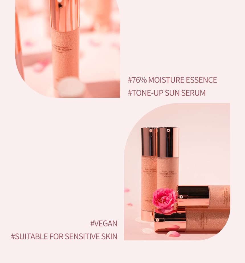 MIGUHARA - Rose Collagen Tone-up UV-beschermer