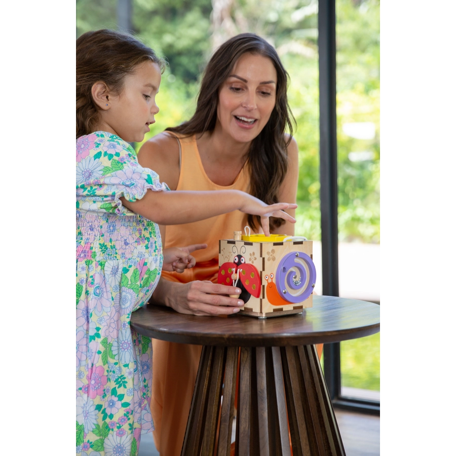 EverEarth® 6 in 1 Mini Garten Abenteuer Motorikwürfel