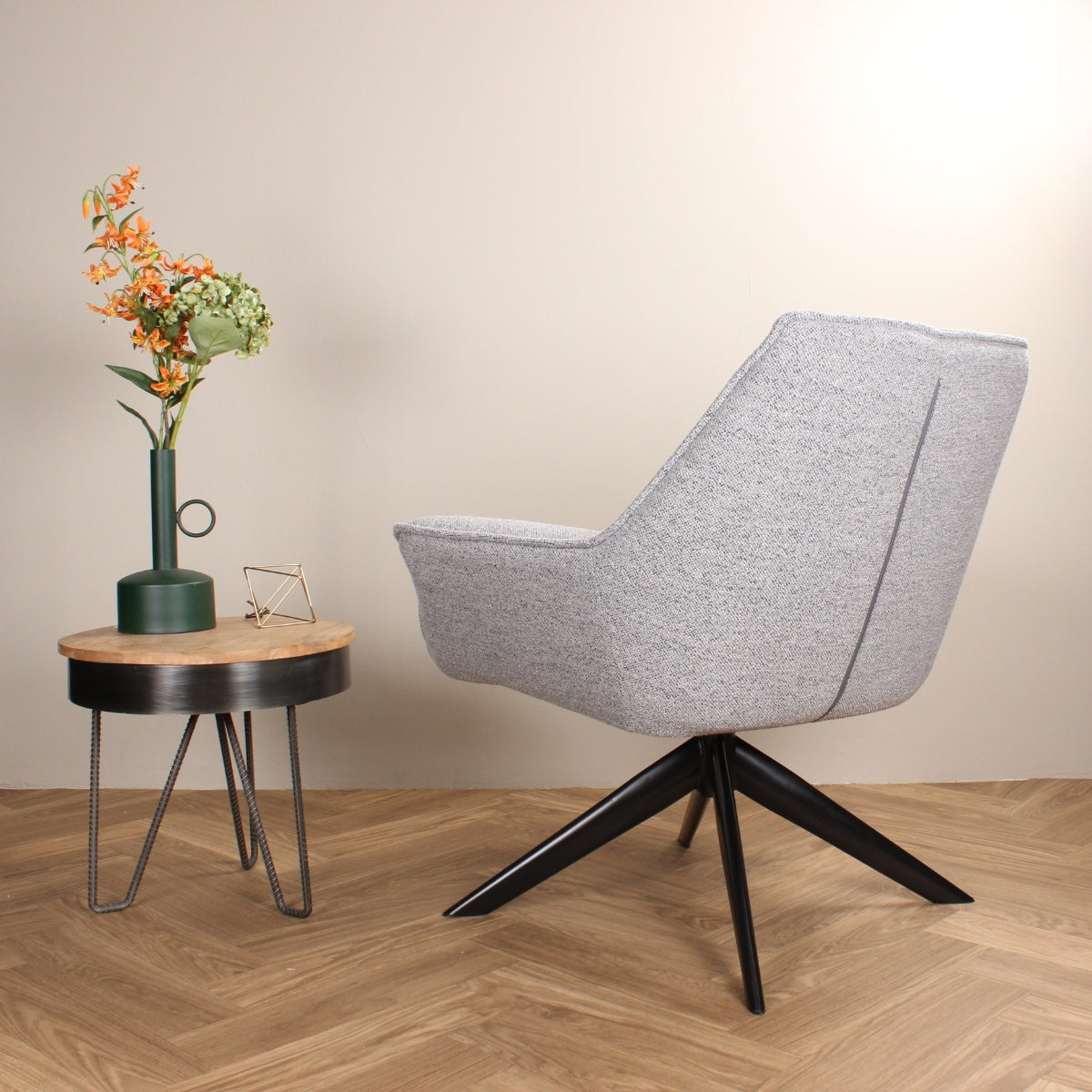 DS4U - Miron draaifauteuil - grijs