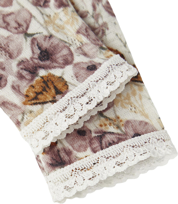 Name It NBFWANG WOOL NEEDLE LEGGING NOOS XX Moonbeam/aop