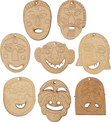 Masker Til Ophæng - Str. 5,5-7 CM - Tykkelse 4 MM - 24 Stk