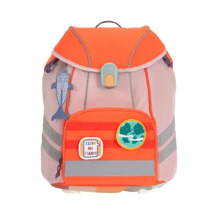 Lässig Schulranzenset Unique Rose Neon-Orange, 7-teilig