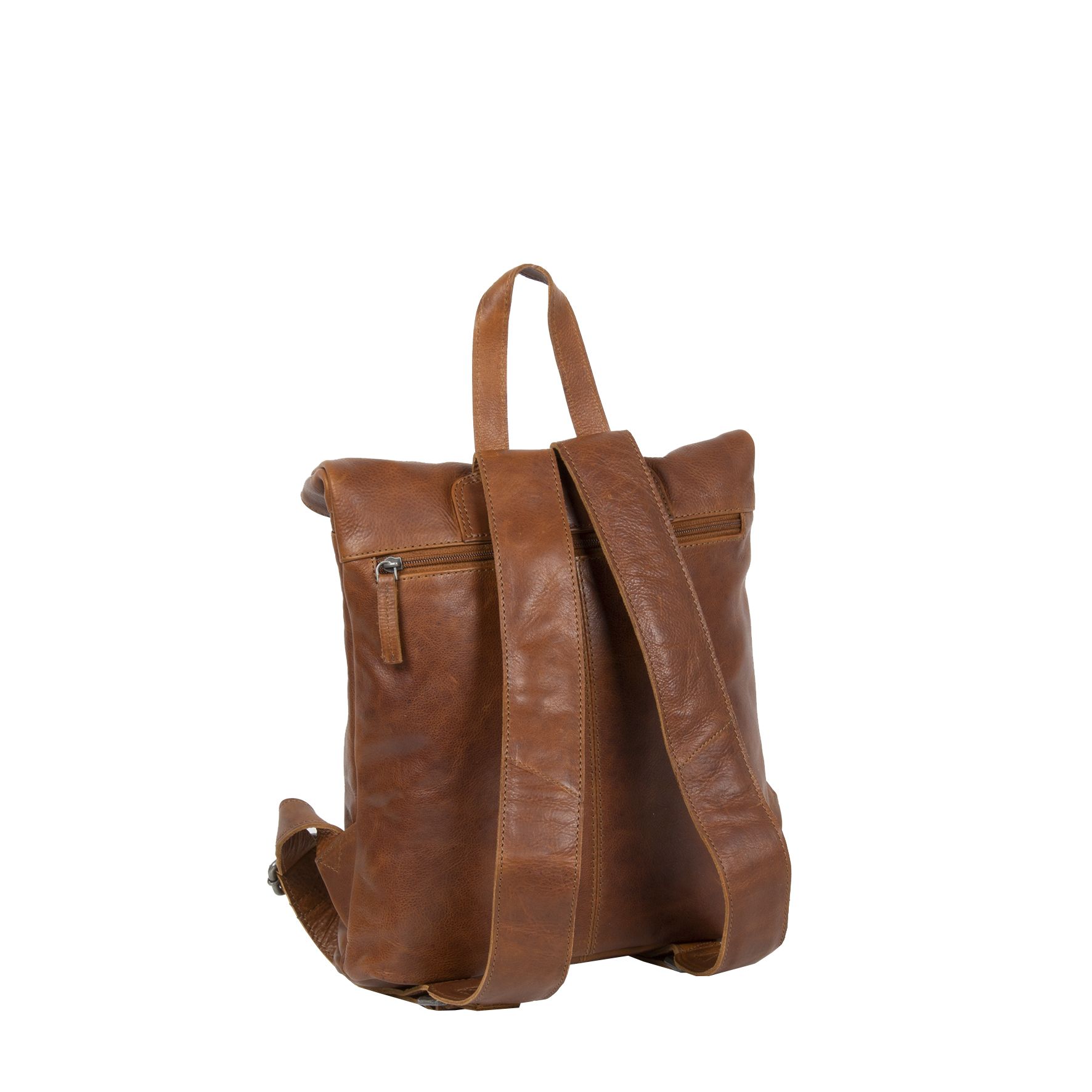 Justified Nynke Roll Backpack Cognac