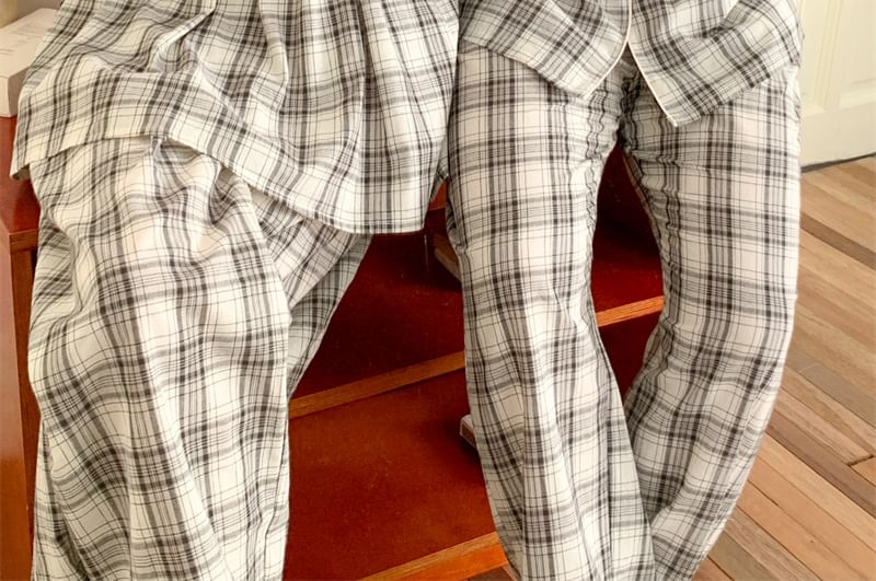 Sadelle - Bijpassende geruite pyjamaset voor koppels