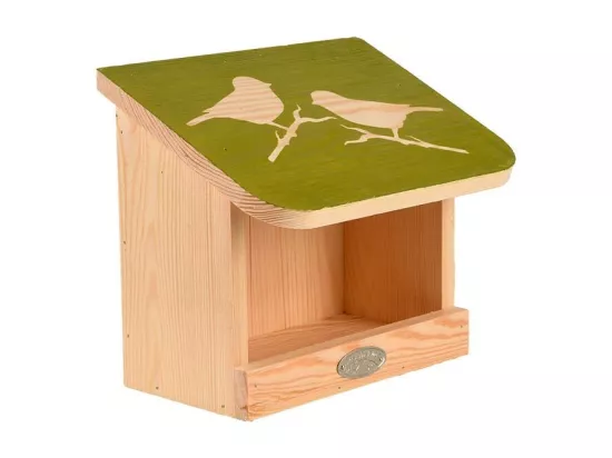 Mangeoire murale pour oiseaux Pochoir