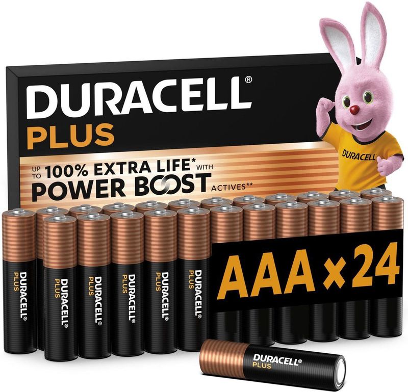 Duracell - Plus - AAA Batterijen - Alkaline - 0% Plastic Verpakking