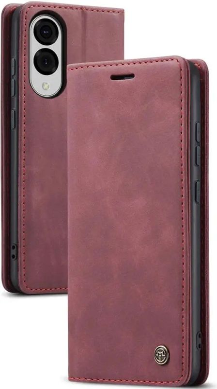 CaseMe 013 Samsung Galaxy S25 Edge Hoesje Book Case met Standaard Rood