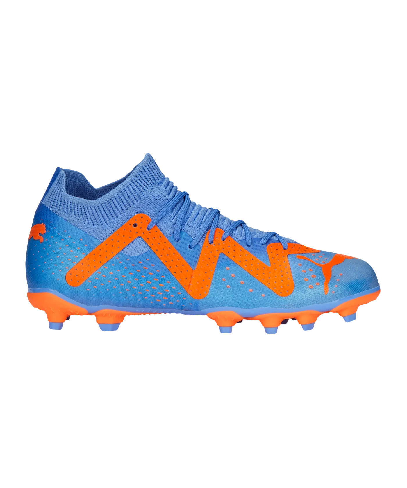 PUMA FUTURE Match FG/AG Supercharge Kids Blau Orange F01