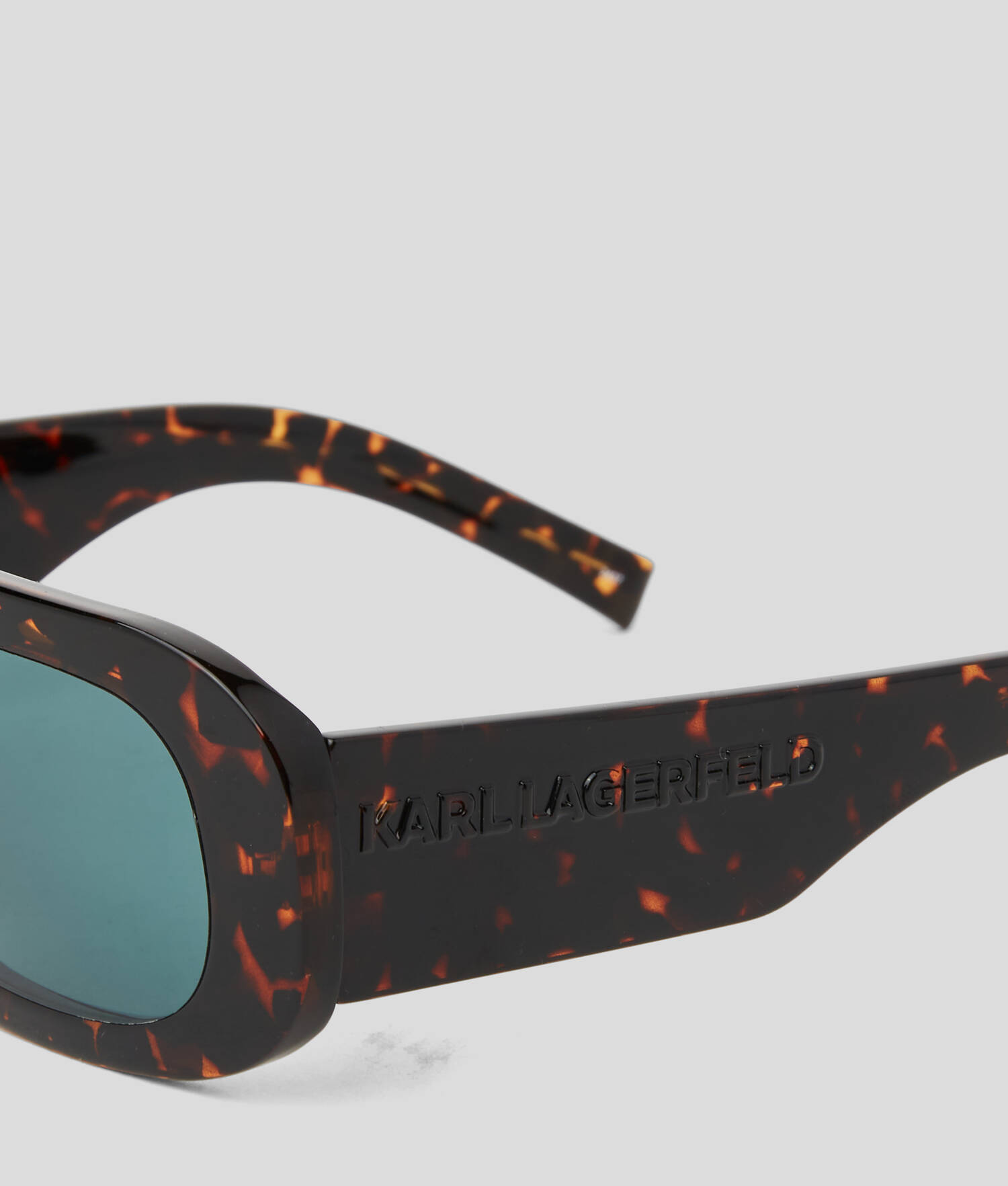 LUNETTES DE SOLEIL AVEC LOGO KARL - Tortue Foncée