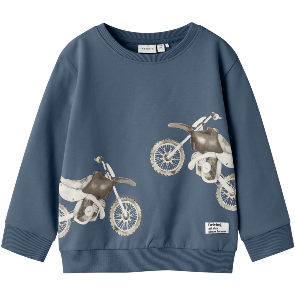 Køb Name It China Blue Teodor Regular Sweatshirts