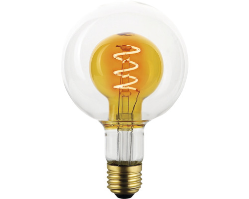 FLAIR LED Globe Bulb G95 helder/goud E27/4W (25W) 250 lm 1800 K warm wit