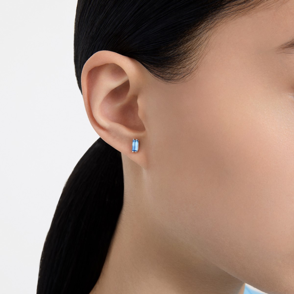 Boucles d'oreilles Swarovski Stilla bleues