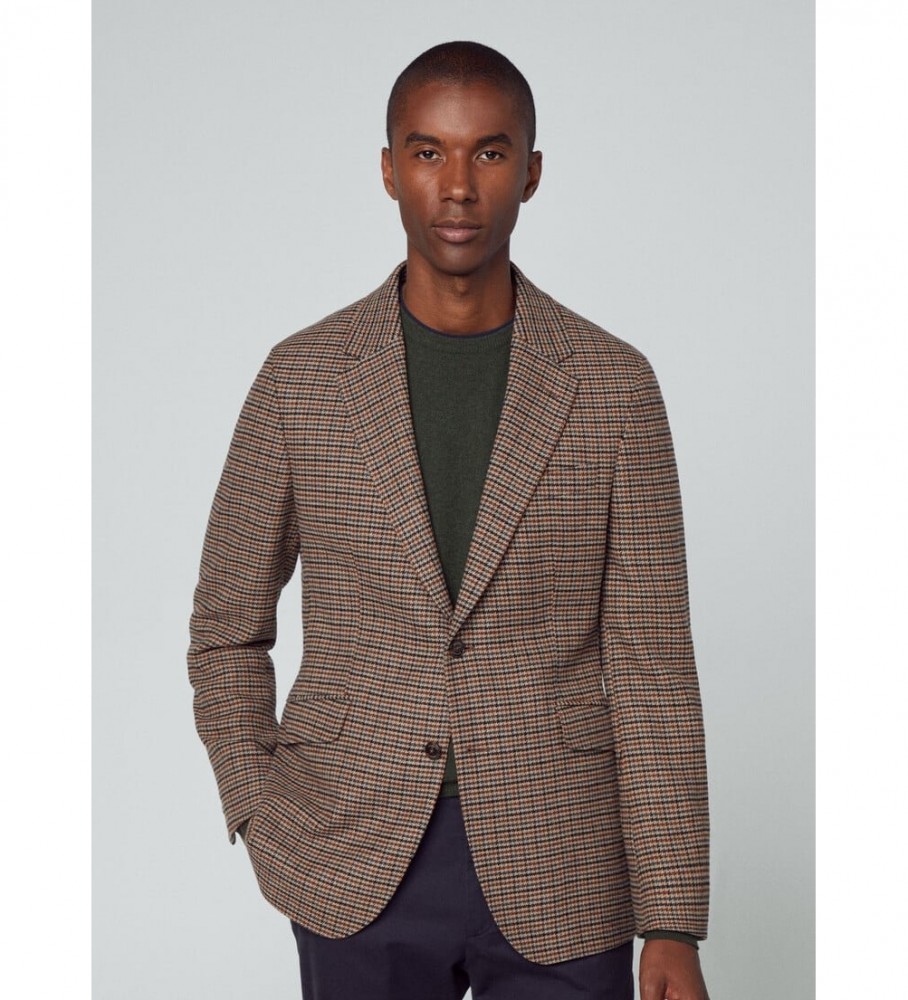American Hackett Brown Houndstooth