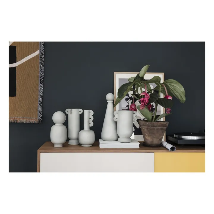 Ferm Living Vase en grès Muse Clio | Blanc