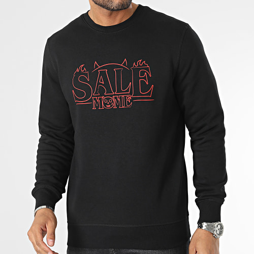 Sweat Crewneck Evil Toto Noir Rouge