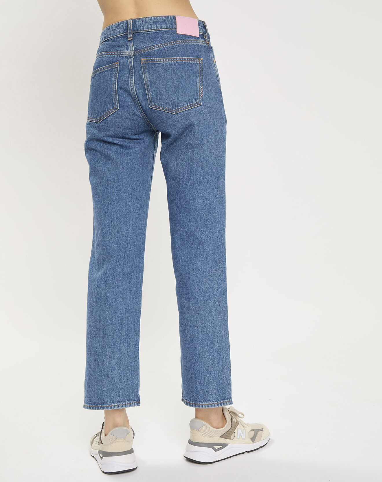 Scotch & Soda Jean Regular Fit taille haute Sky bleu brut