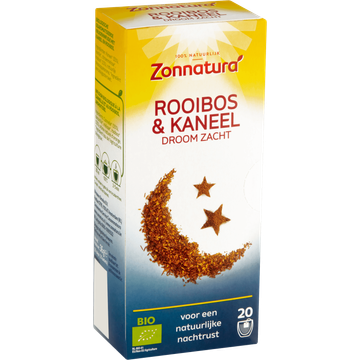 Zonnatura Bio Rooibos & Kaneel Droom Zacht 20 Stuks 36 g