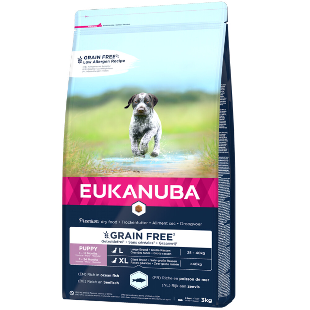 Eukanuba Dog Junior Large Graanvrij Vis12 kg