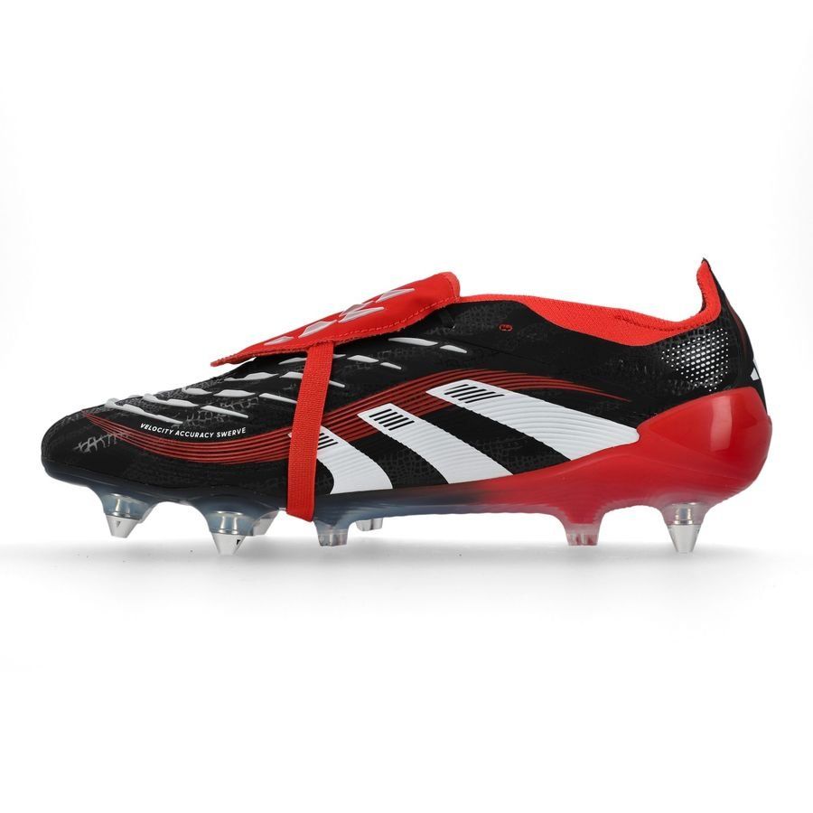 adidas Predator Elite Fold-over Tongue SG Moments - Noir/Blanc/Rouge ÉDITION LIMITÉE