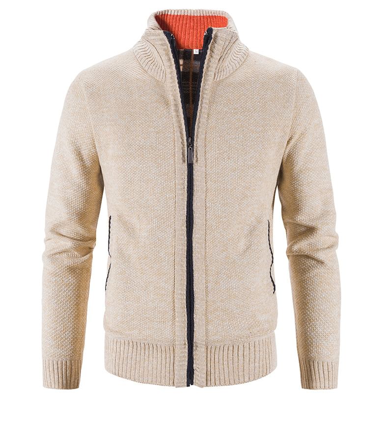 YIKES - Effen cardigan met opstaande kraag en rits