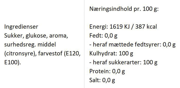 Almuegaarden Lyserød sut med smag af hindbær No color