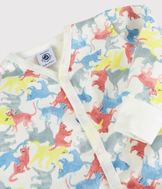 Ensemble nuit chats colorés bébé en molleton