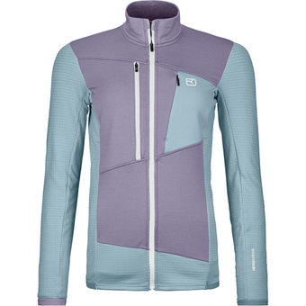 Ortovox Fleece Grid Fleecejacke Glacier Grey Damen