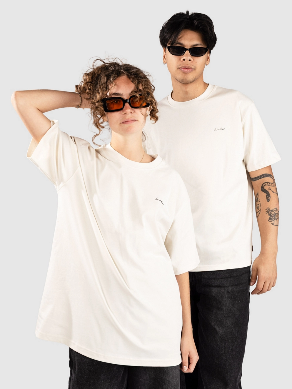 Woodbird WBBaine Pose T-Shirt off white