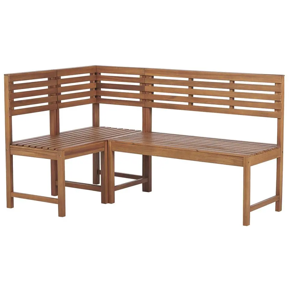 TREIA - Tuinset voor 4 - Lichte houtkleur - Acaciahout