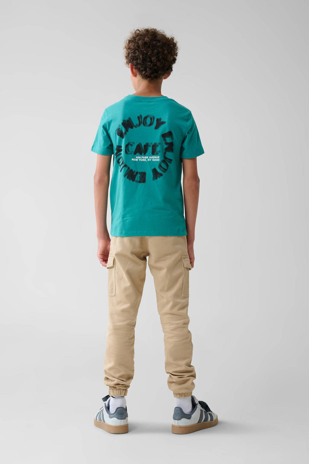 Shoeby T-shirt met backprint groen